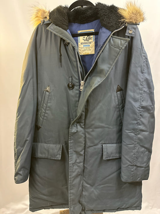 Down feather coat
