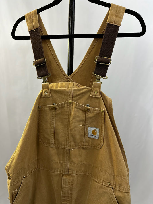 Tan carhartt overalls