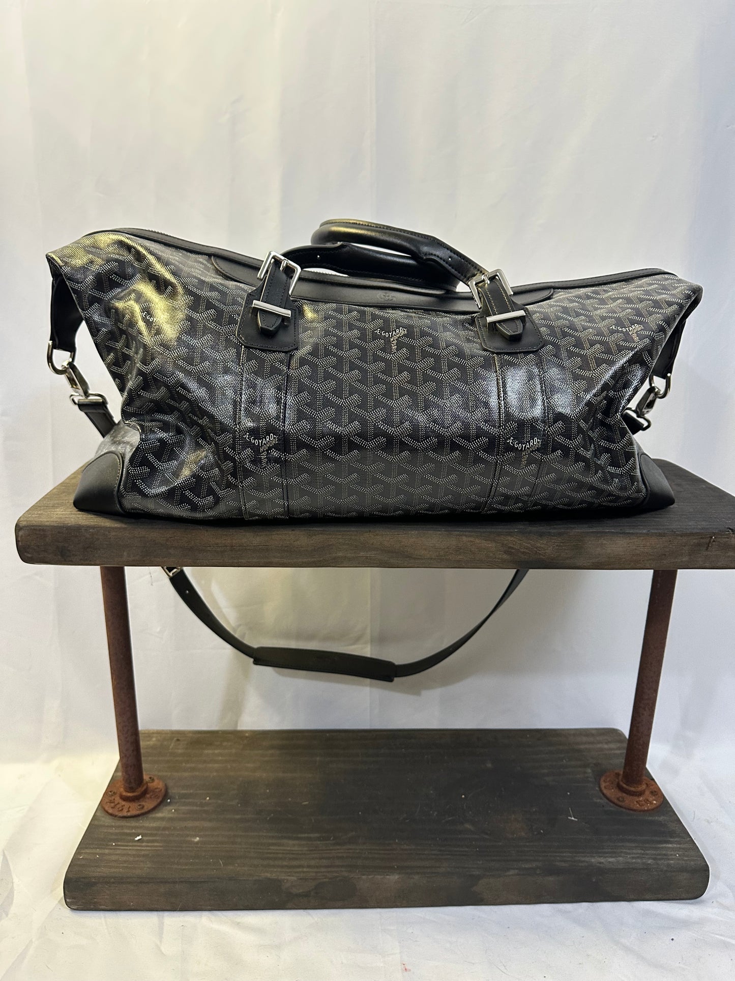 Goyard leather bag